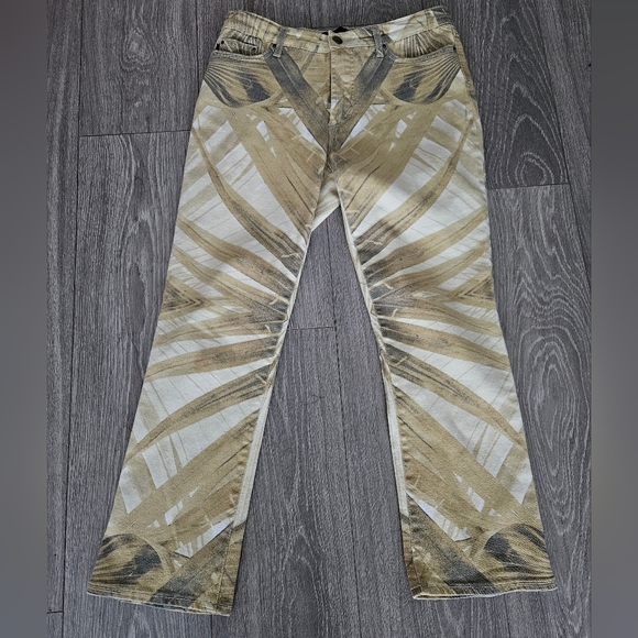 Roberto Cavalli Denim - Just Cavalli Palm Tree jeans Y2K/Vintage